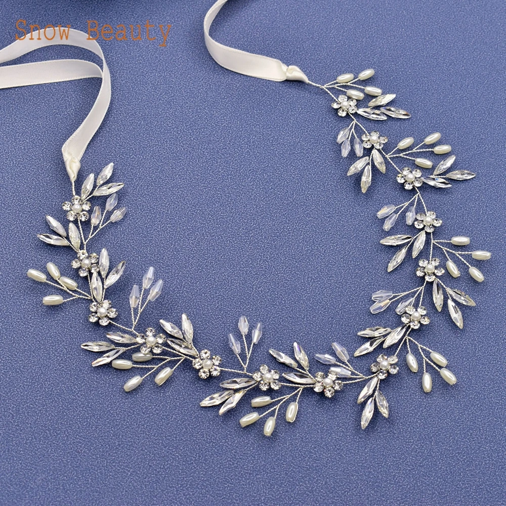 

DZ050 Crystal Bridal Headband for Wedding Headwear Rhinestone Hair Band Bride Hair Vine Women Hair Jewelry Brithday Headdress