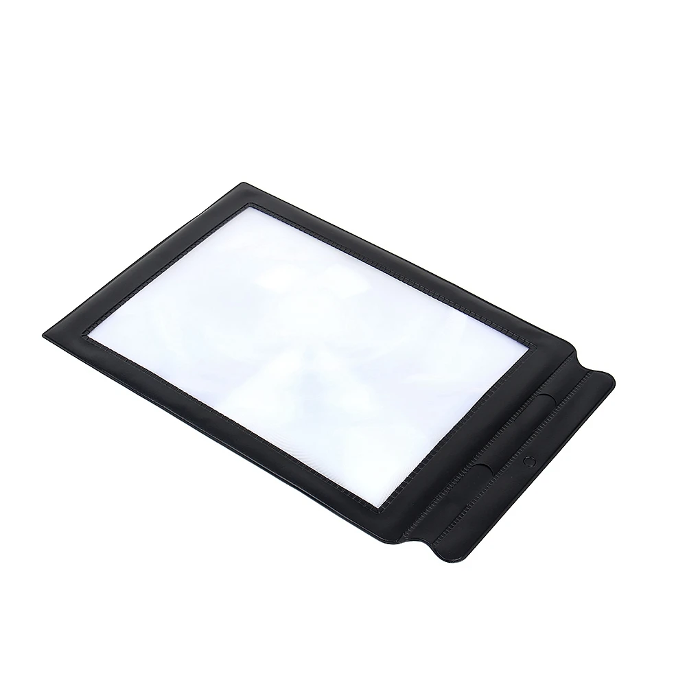 

A4 Full Page 3x Magnifier Sheet LARGE Magnifying Glass Book Reading Aid PVC Lens
