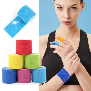Breathable Elastic Bandage Tape for Knee Support Finger Protector Self Adhesive Bandage for Sports F