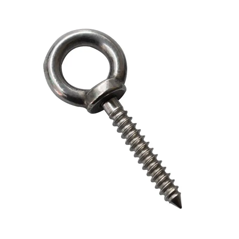 

50pcs 304 Eye Nut Self Tapping Screw Sheep Eye Round Ring Self Tapping Screw Hook