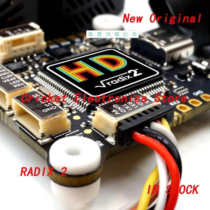 Фото BRAINFPV RADIX 2 HD Контроллер полета H7 на основе полетного контроллера для HD (digital) FPV систем №1