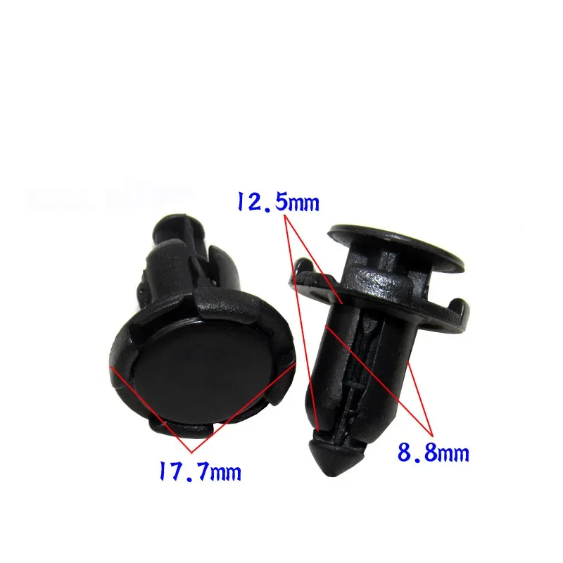 

20 шт aвтомобиль бампер брызговик крепежный зажим для Mitsubishi Lancer Outlander Galant Pajero Montero