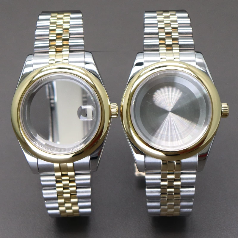 FENYA 40 мм 36 мужские часы корпус браслет часть сапфировое стекло для Oyster Seiko NH35 NH36 4R36