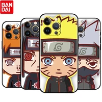 anime naruto japanese cute for apple iphone 13 12 pro max mini 11 pro xs max x xr 8 7 6 plus se 5s 5 soft black phone case cover
