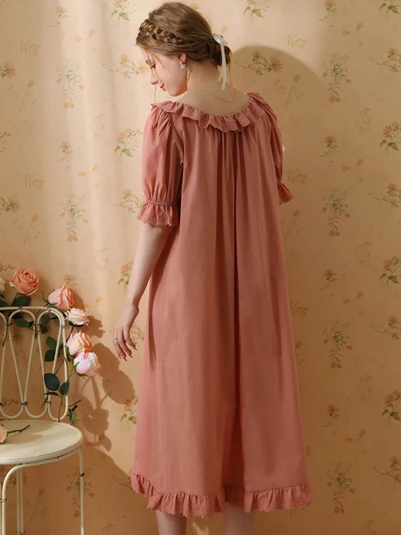 Женские винтажные стильные ночные платья одежда для сна на весну и осень