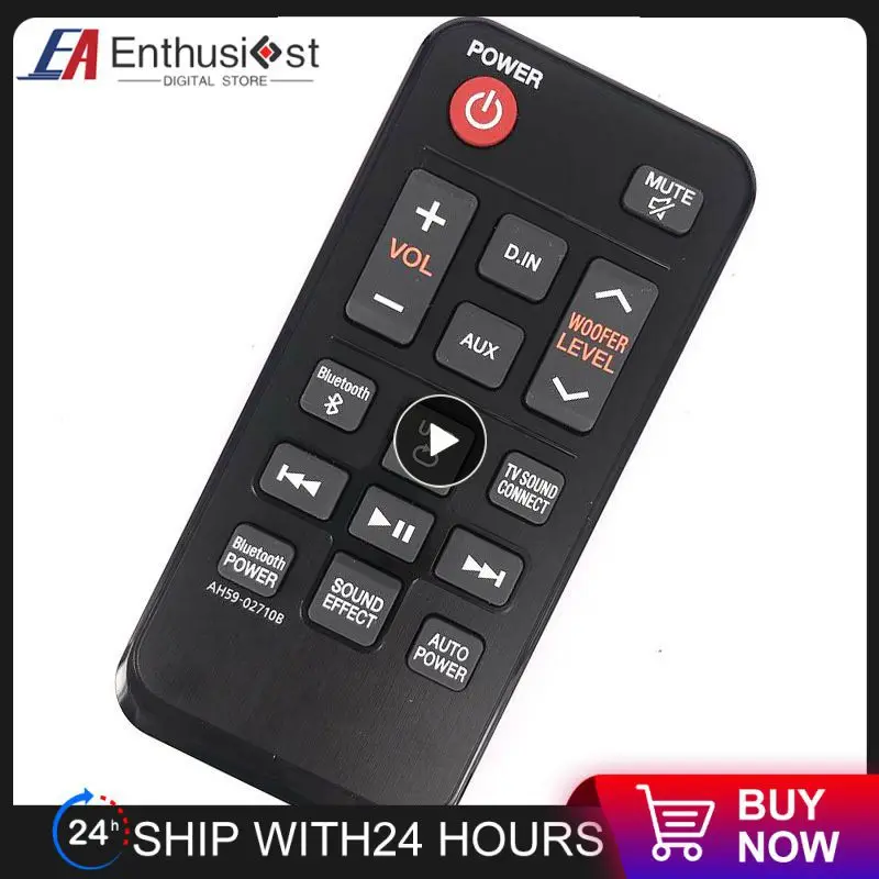 1~10PCS Audio Sound Bar AH59-02710B remote control Replacement for Samsung HW-J250 HW-JM25 ECHO Soundbar Remote Controller Black