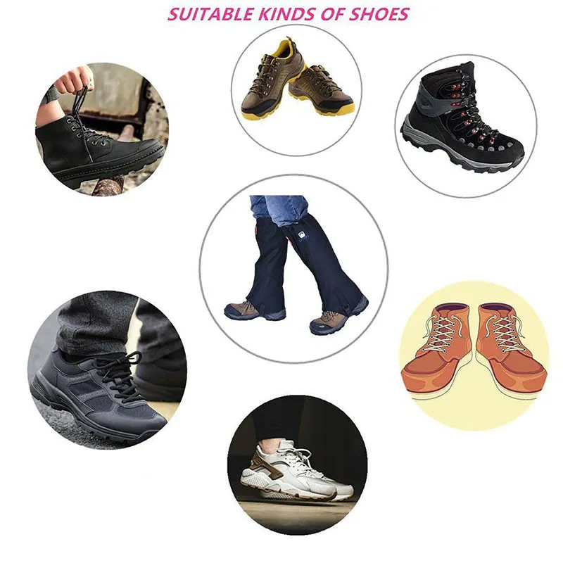 

Уличные гетры для ног, Защитная сумка для хранения обуви, чехол для треккинга, пеших прогулок, рыбалки, скалолазания, удобный