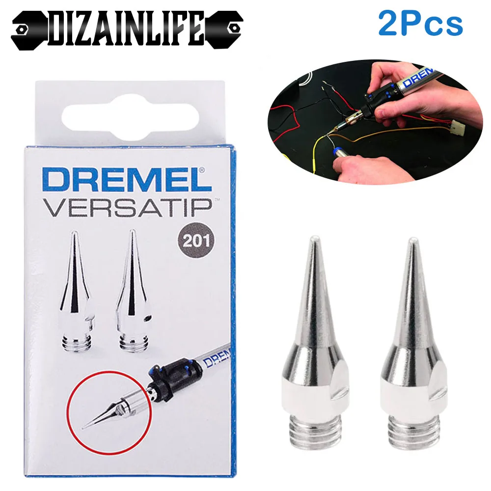 Паяльные Жала Dremel 201 2 Упаковки Для Газовой Сварки VersaTip Паяльная Головка