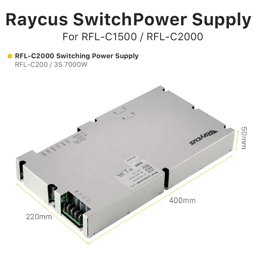 Yunyi оригинальный лазерный импульсный источник питания Raycus 5500 Вт/7000 Вт для