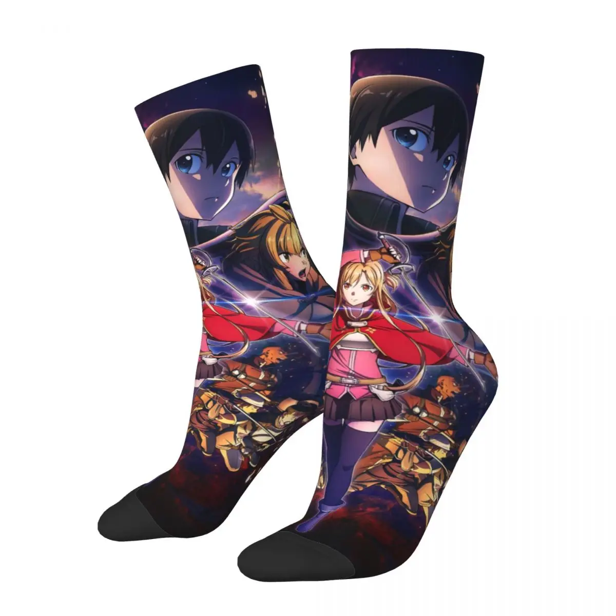 

Boys And Girls Under The Illusion Sword God Domain Unisex Winter Socks Outdoor Happy Socks street style Crazy Sock