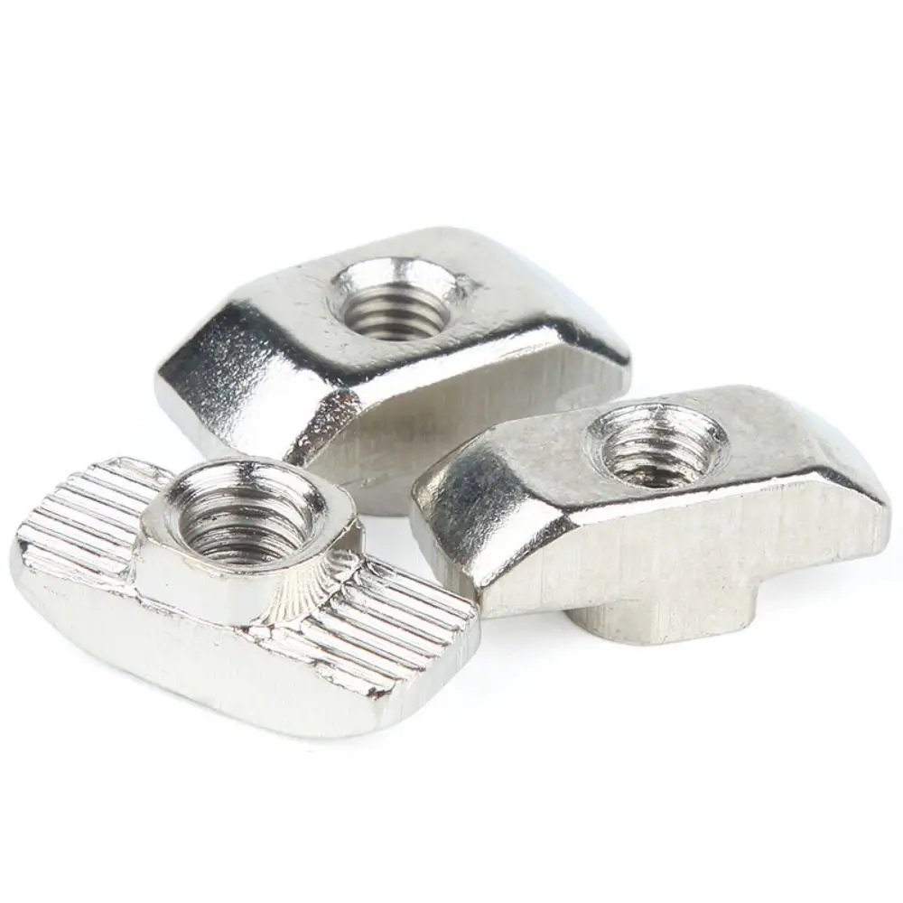 

10pcs M3/M4/M5*10*6 for 20 Series Slot T-nut Sliding T Nut Hammer Drop In Nut Fasten Connector 2020 Aluminum Extrusion