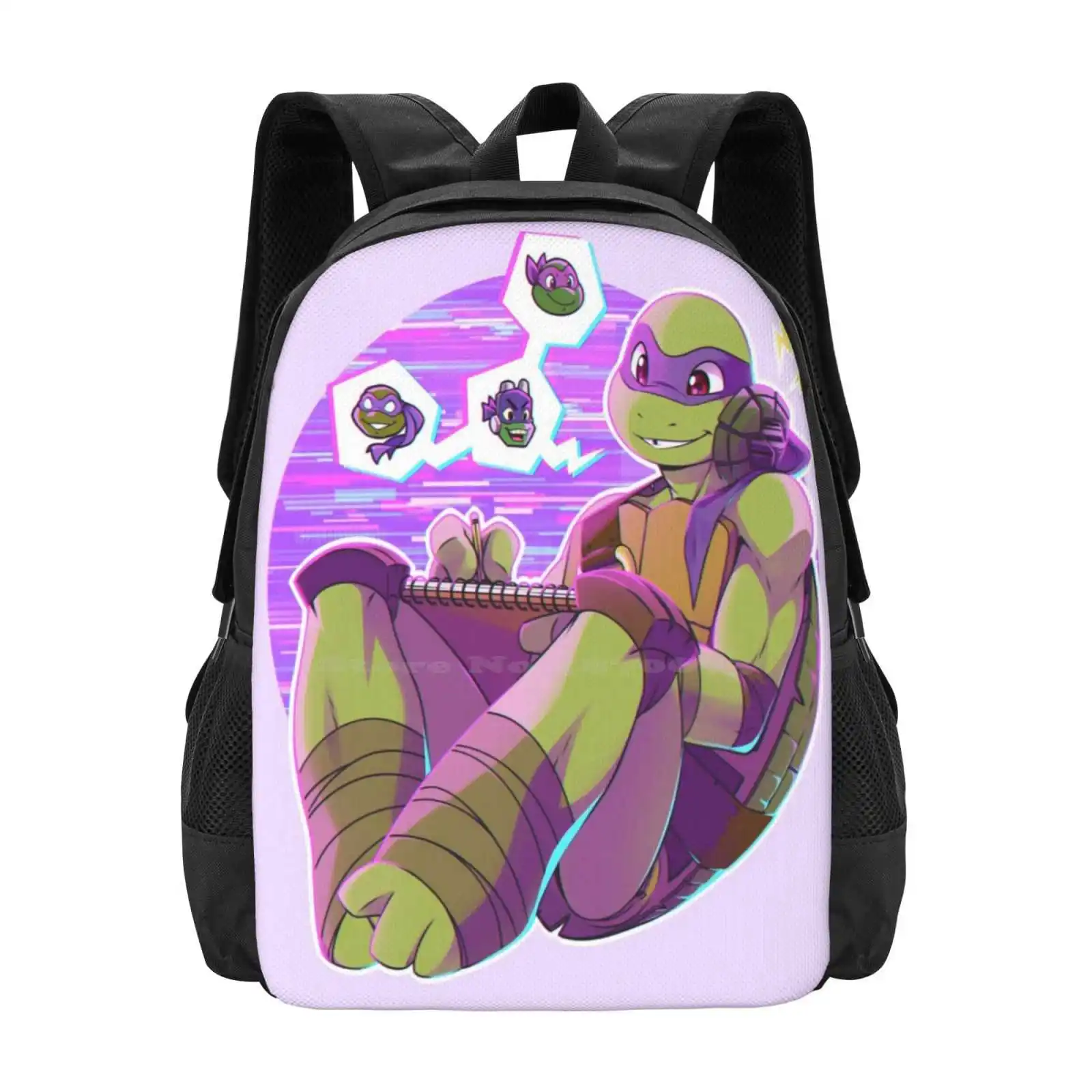 Trans-Dimensional Downtime Large Capacity School Backpack Laptop Bags 2012 2012 2003 1987 Rise Of The Rise Of The Nick