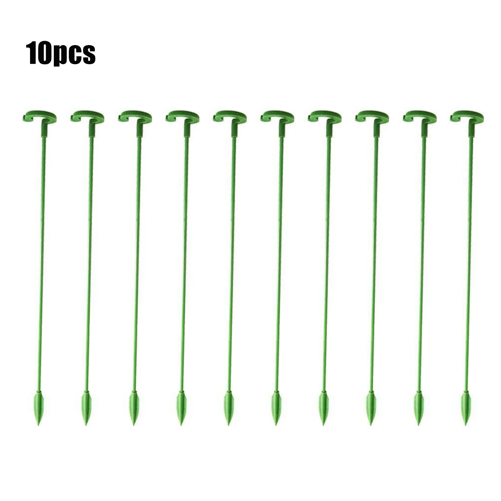 

10PCS Single Stem Plant Stakes Metal Peony Support Rings Flower Plant Brace for Heavy Blossom