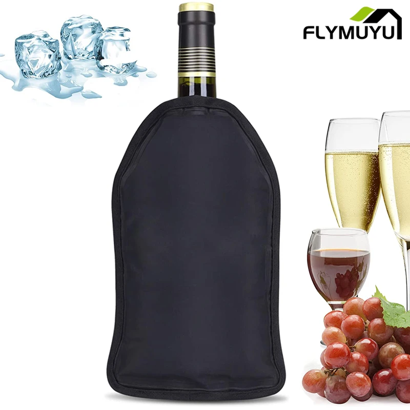 Wine Cooling Holder Ice Bag Jelly Picnic Beverage Nylon Wine Cooler Sleeve Soft Drink Rack Bar Tools For Beer Champagne Bucket