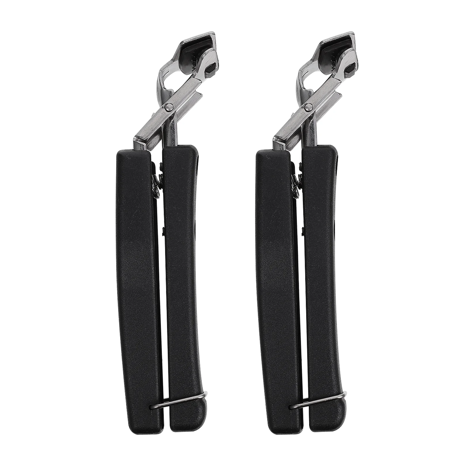 

2 PCS Bowl Holder Kitchen Clips Dish Gripper Stainless Steel Clamp Plate Cooking Tongs