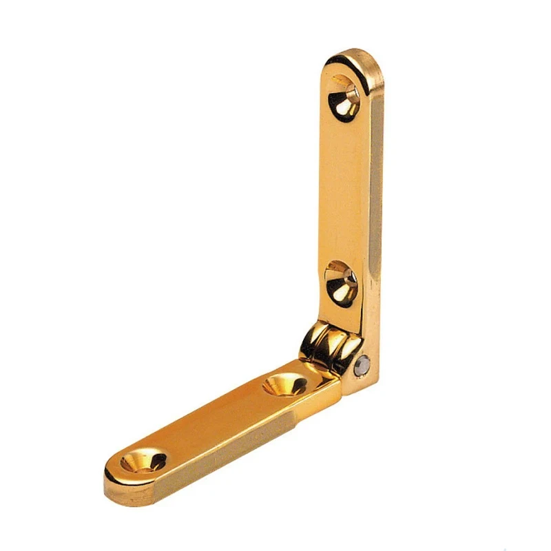 

Custom CNC Machining Solid Brass Side Rail Hinges Parts