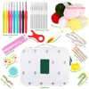 53Pcs Crochet Hook Kit With Storage Bag Weaving Knitting Needles Set DIY Arts Craft Sewing Tools Accessories Crochet Supplies 2