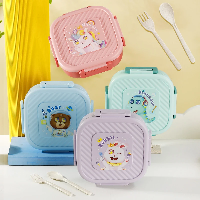Детский Ланч-бокс С Единорогом - Герметичный Контейнер Для Хранения В