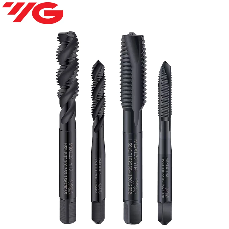 Фото 1 шт. YG HSSE INOX T1121/T1191-SP T1022/T1023-PO Метрический стандартный машинный метчик без кольцевого паза, спиральный/конический, M25-M30 №2