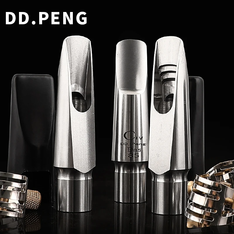 Фото Мундштук для альт-саксофона DDpeng D85 четвертого поколения, мундштук из нержавеющей стали №1