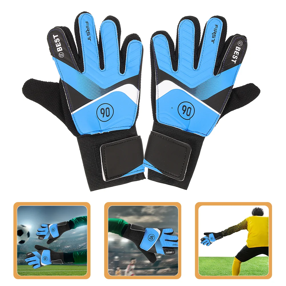 

Anti-slide Gloves Football Competition Supply Soccer Sports Professional Goalkeeper Pu Latex Goaltenders