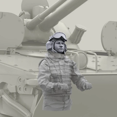 Модель солдата RDR 1/35  из резины