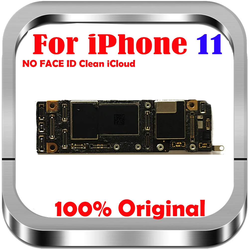 Полная работа хорошо протестированная материнская плата Clean iCloud для iPhone 11 с