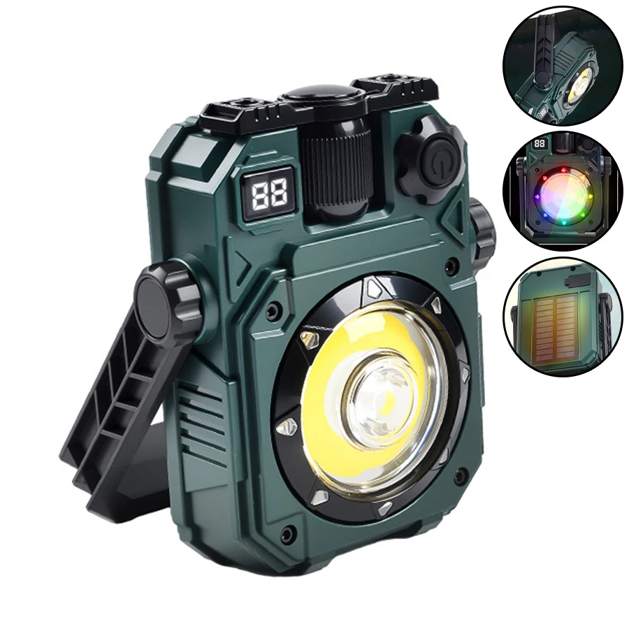 

KDULIT Портативный Солнечный Фонарь 3600 мАч