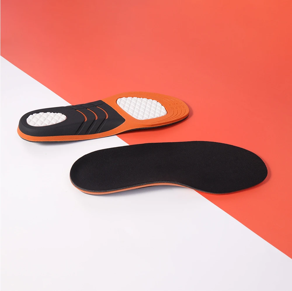 Arch Support Sport Athletic Orthotic Shoe Sport Insoles with Shock Absorption Shoes Insert for Plantar Fasciitis and Flat Feet