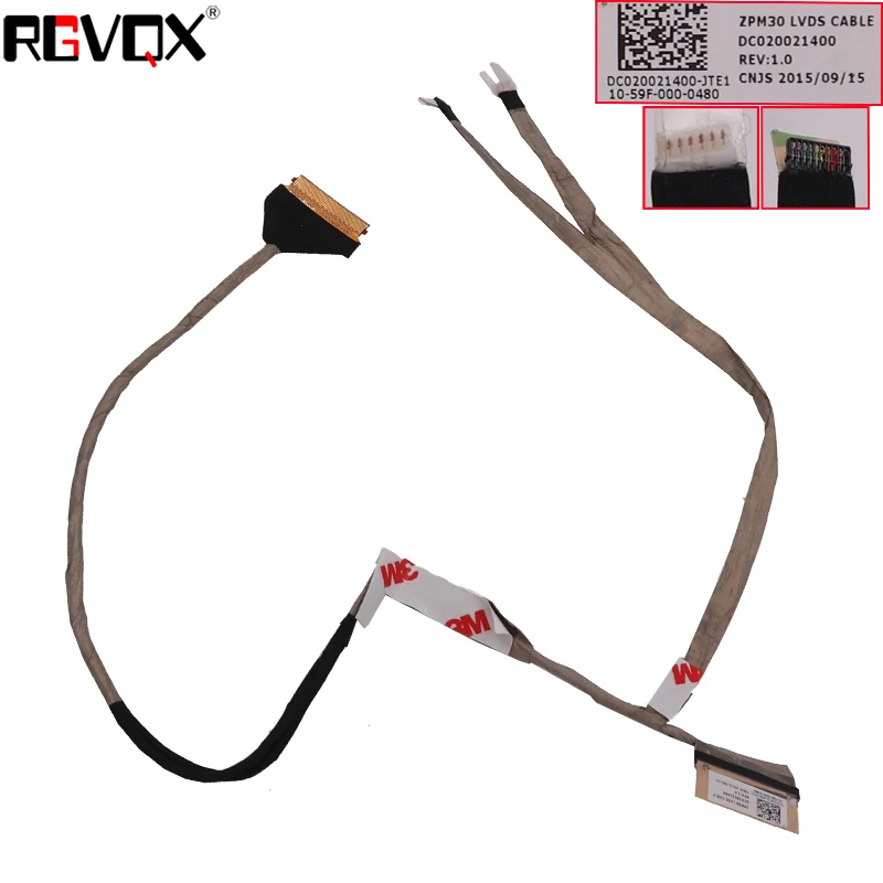 Купи New LCD LED Video Flex Cable For HP 430 G2 With Touch PN: DC020021400 Replacement Notebook LCD LVDS Cable за 343 рублей в магазине AliExpress