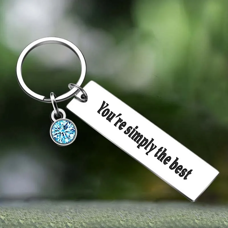 

Cute You're Simply The Best Keychain Valentine's Day Key Chain Pendant Jewelry Friend Boyfriend Girlfriend Husband Wife gift