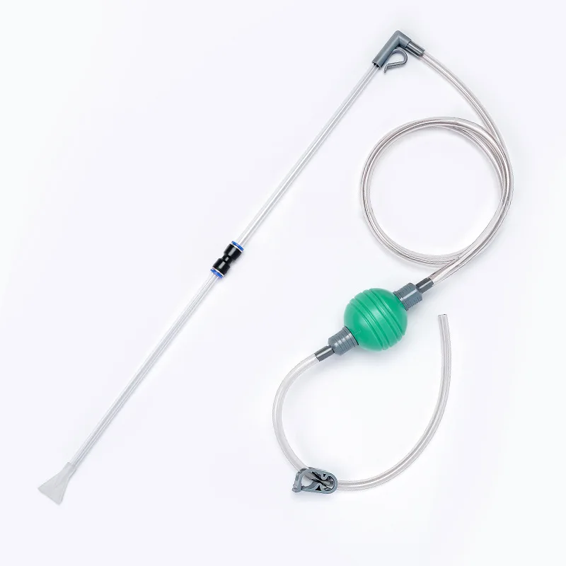 

Thicker Aquarium Siphon Fish Tank Syphon Vacuum Cleaner Pump Semi-automatic Water Changer Gravel Filter Aquarium Accessories Kit