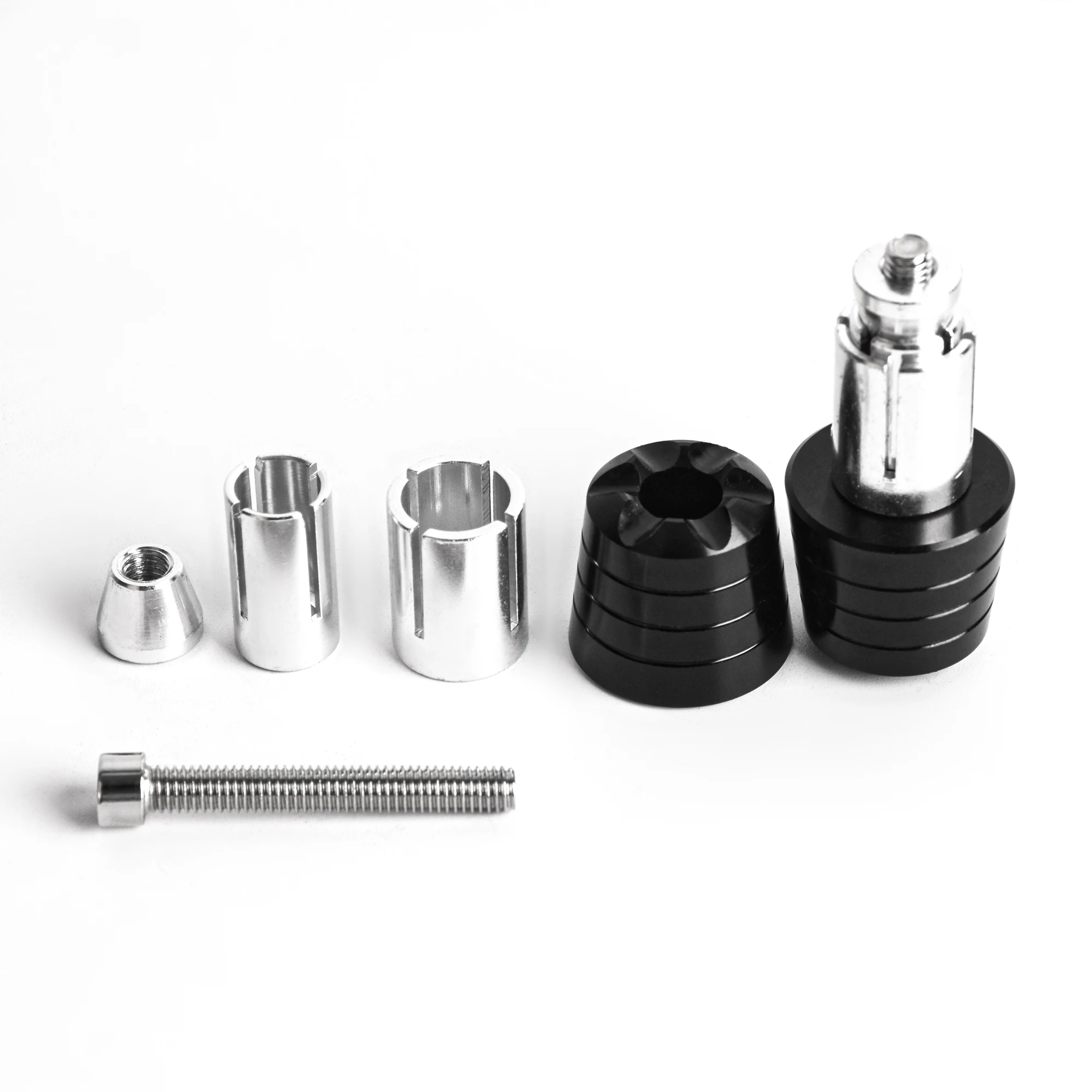 

Валюта мотоциклетные алюминиевые ручки для руля торцевые концы слайдеры CNC ручные стержни захват крышка штекер слайдер 1 пара