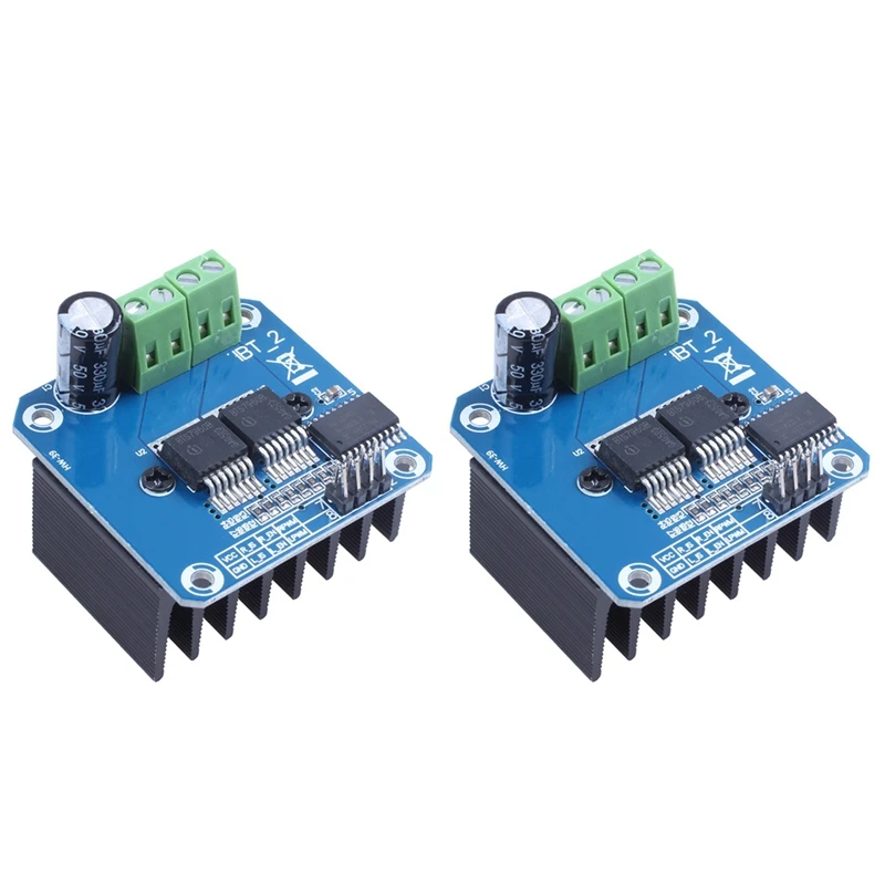 

2X полупроводниковый двигатель BTS7960 43A H-Bridge PWM Drive для Arduino HOT