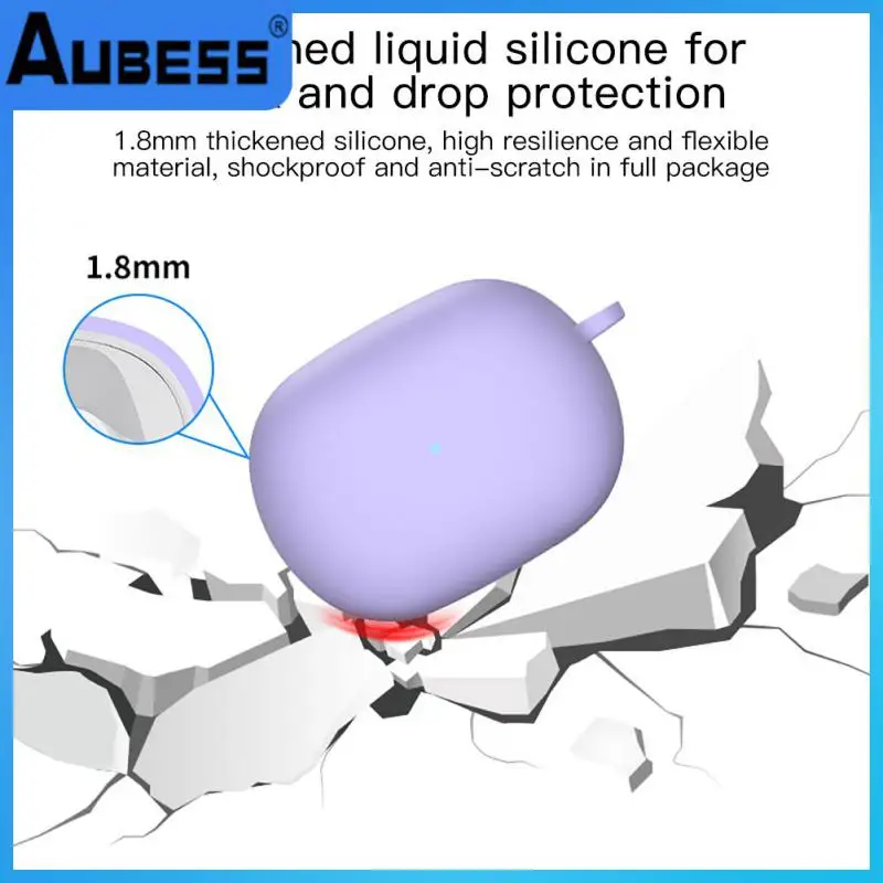 

Soft Washable Case Silicone Case Soft Silicone Headset Cover Anti-scratch For Redmi Buds 4pro Case Shockproof Case Earphone Bag