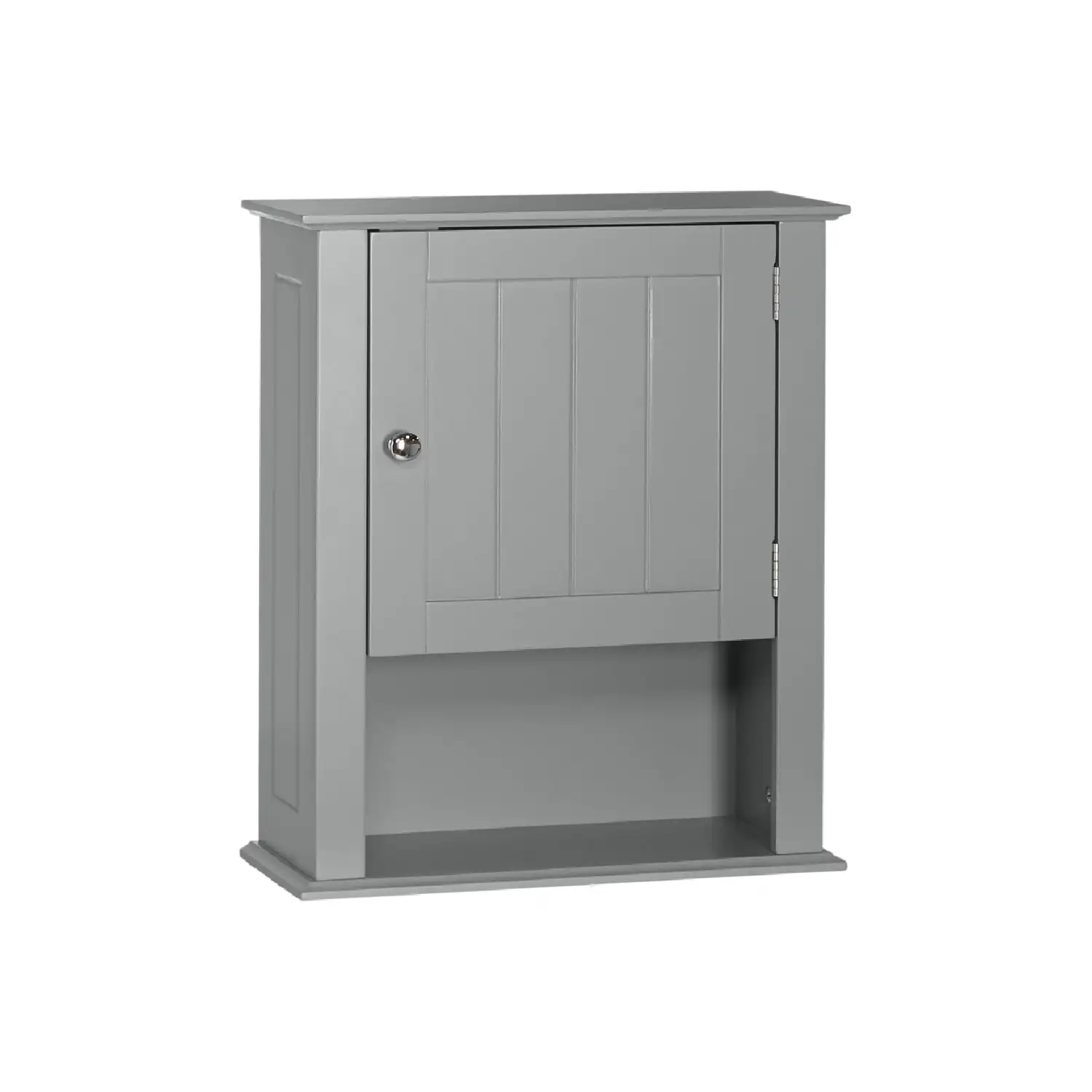 

Ashland Bath Single Door Wall Storage Cabinet with Open Shelf, White