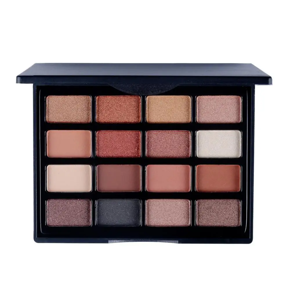 Popfeel 16 цветов мерцающие очаровательные матовые тени для век Палитра водостойкие