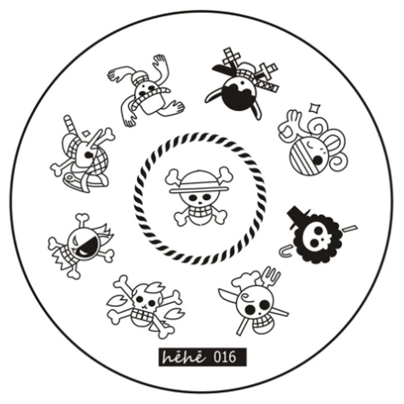 

Трафареты для маникюра с изображением пиратского черепа