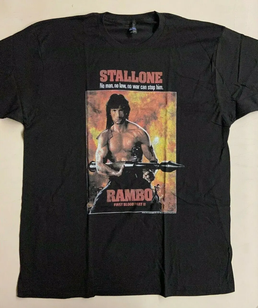 Футболка Rambo First Blood Part 2 размер XL Sylvester