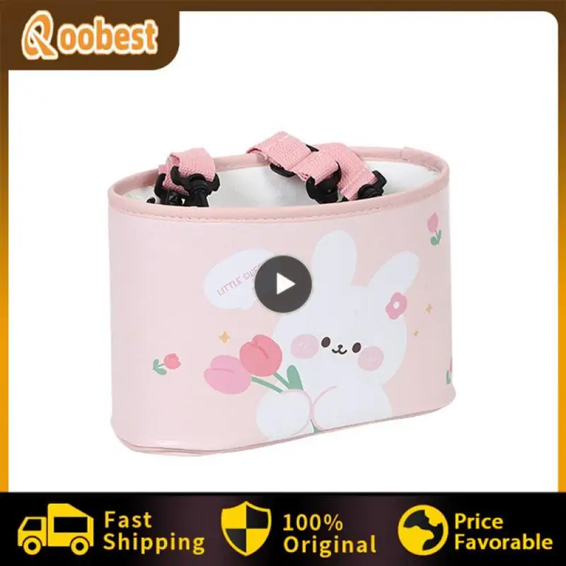 

High-capacity Storage Bucket Portable Bear Car Garbage Can Lovely Multinational Multi-function Car Storage Box Car Accessories