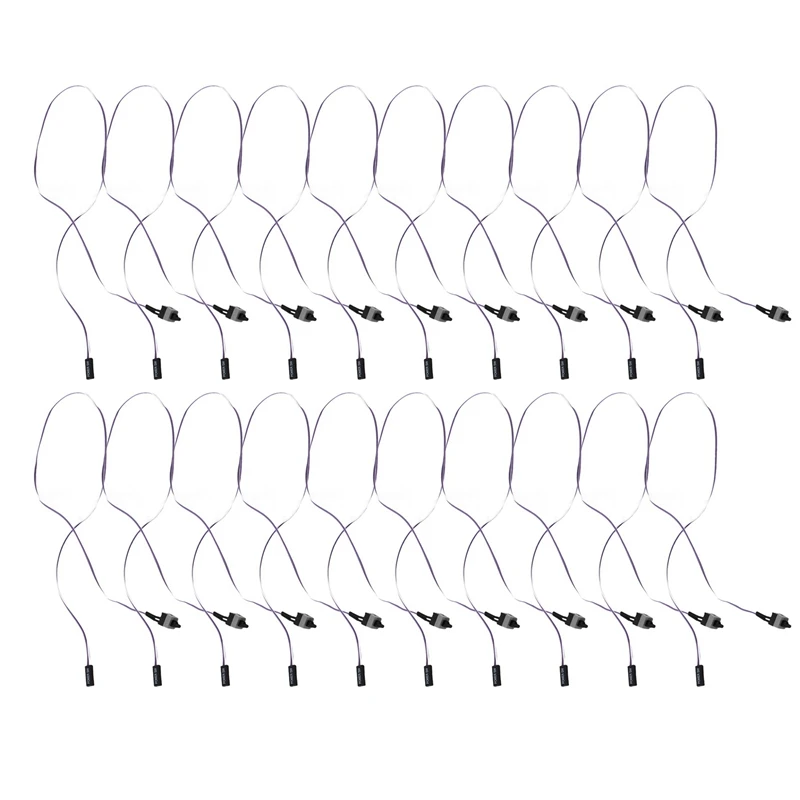 

20 шт. 50 см длинный кабель кнопки питания для ПК переключатель сброса питания компьютера кнопка мгновенного автосброса SW