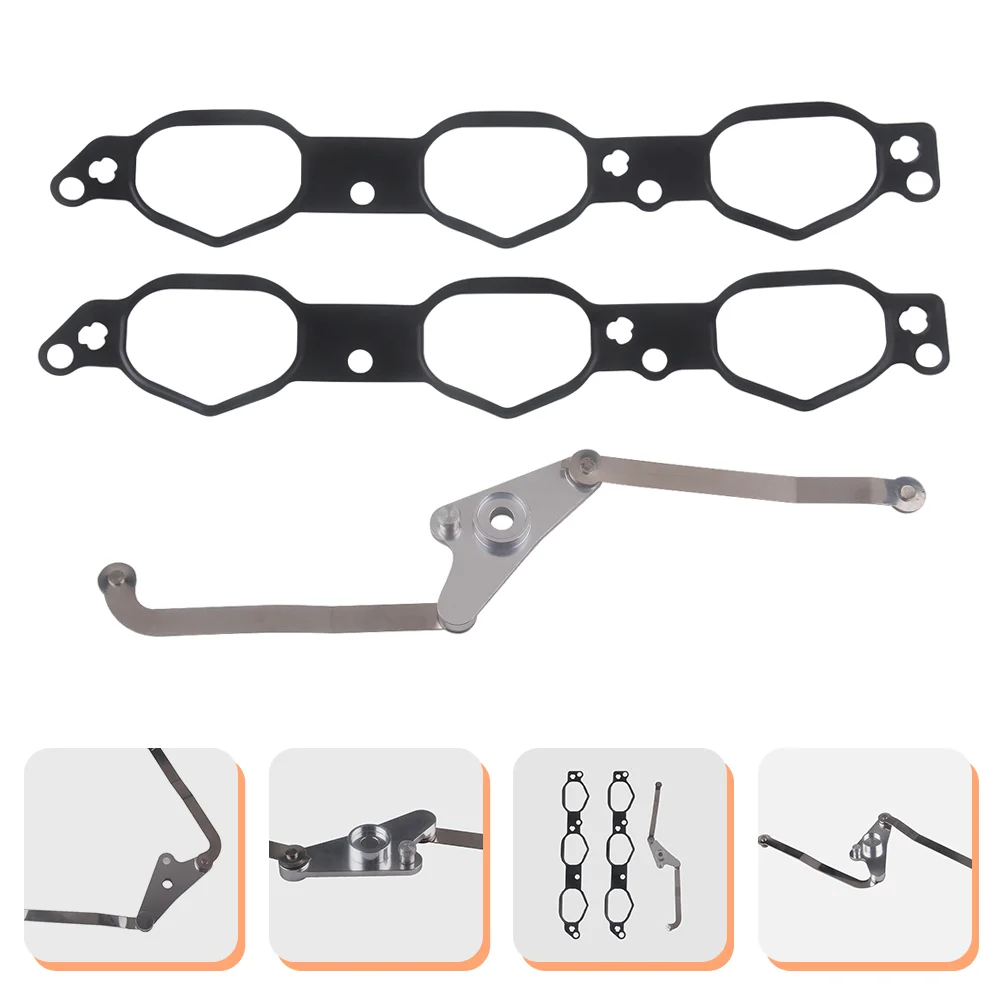 

1 Set Intake Manifold Lever Useful Metal Repair Lever Kit Intake Manifold Rod Intake Manifold Gasket