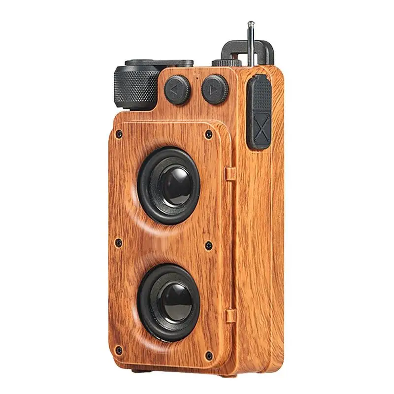 

Retro Music Player Vintage Wireless Speaker Wireless Small Speaker Wireless Radio FM AM Portable Wireless Speakers