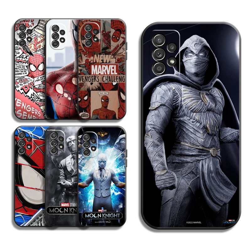 

Marvel Spiderman Phone Cases For Samsung Galaxy A21S A31 A72 A52 A71 A51 5G A42 5G A20 A21 A22 4G A22 5G A20 A32 5G A11 Coque