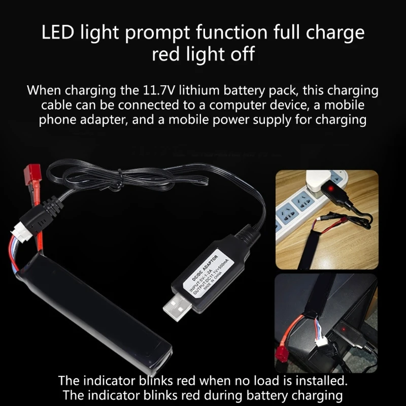 Кабель для зарядного устройства аккумулятора Lipo 11 1 В USB-кабель с разъемом XH4P