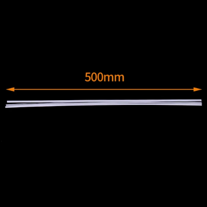 10-40 шт. длина 500 мм АБС-пластик полукруглый стержень однотонный материал DIY
