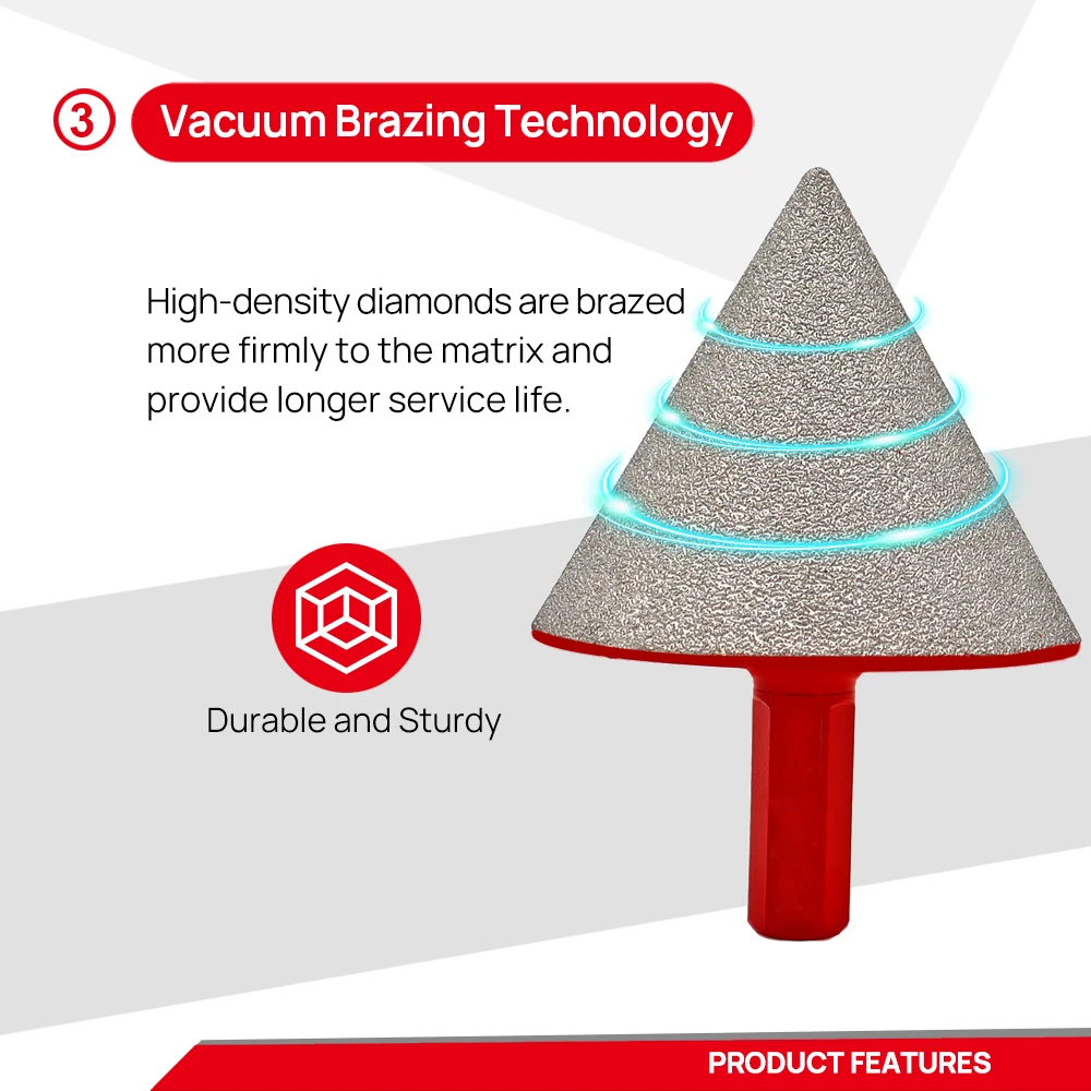 1 шт. алмазные фаски фрезы для плитки камня керамики отверстий Dia35/50/82 мм M14 M10