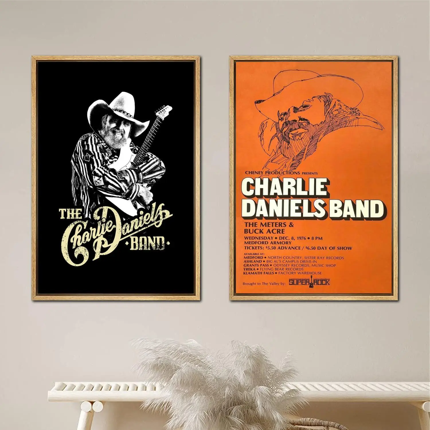 Charlie Daniels Poster Painting 24x36 Wall Art Canvas Posters room decor Modern Family bedroom Decoration Art wall decor