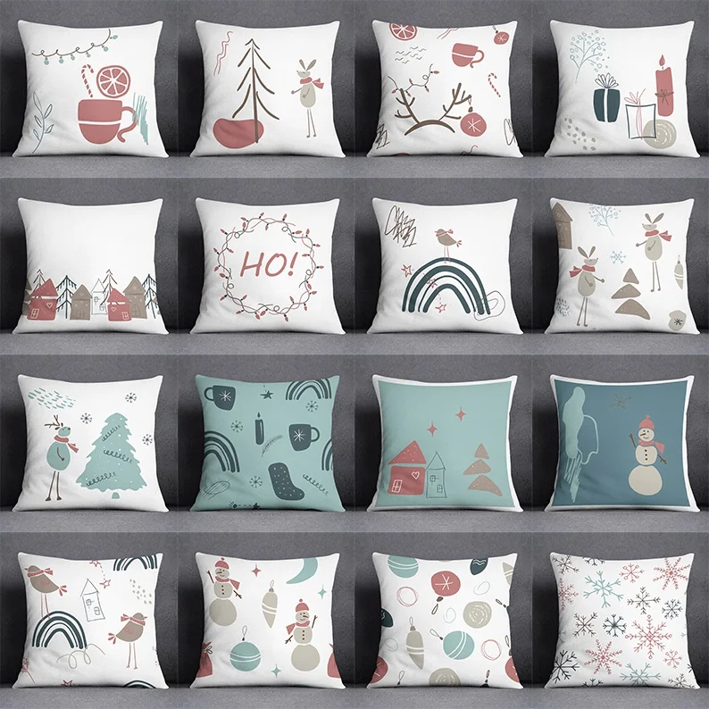 

Hand-painted Graffiti Series Pillow Gift Home Office Decoration Pillow Bedroom Sofa car cushion cover pillowcase (45cm * 45cm)