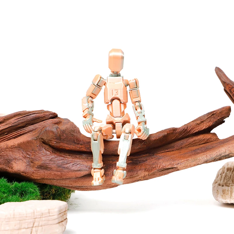 Многошарнирный подвижный робот с 3d принтом манекен Toyslucky 13